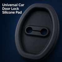 Couvre-loquet de porte de voiture en caoutchouc souple, ajustement universel, protection de serrure de porte, réduction du bruit, anti-collision, accessoire intérieur