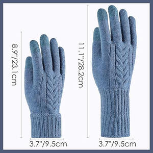 Gants de motard de qualité supérieure Gants d'hiver en cuir de qualité supérieure pour les sports Cyclisme Ski Usage quotidien pour les voyages téléchargés par Dress Sports - Product Image 6