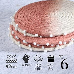 Cotton Rope <b>Table</b> <b>Coaster</b> With Beast Design for Parties and Other Functions Tableware Decorative Mat & Pad - Product Image 4