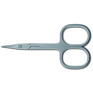Beauty Instruments <b>Nail</b> Scissors Straight Stainless Steel Sharp Blades Satin Finish Foldable Right-<b>Handed</b> Durable <b>Nail</b> Art Hole - Product Image 1