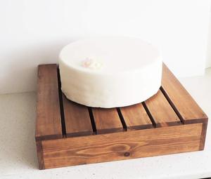 Handmade <b>Square</b> Wooden Cake Stand for Serving Cupcakes & Desserts Wedding Decorations Cake <b>Tool</b> - Product Image 6