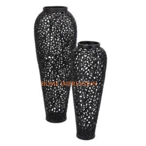 Laiton massif plaqué or Table de mariage et de bureau Centres de table décoratifs Vases à fleurs et pots Vases de table d'appoint pour hôtels - Product Image 3