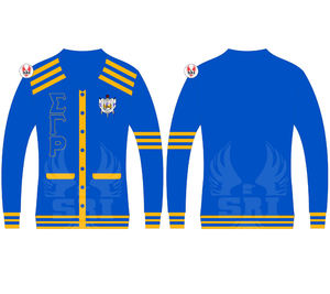 เสื้อคาร์ดิแกนอะคริลิกปักลายสำหรับผู้หญิง ซิกมา แกมมา โร ซอร์รี |   เสื้อคาร์ดิแกนอะคริลิกสั่งทำพิเศษสำหรับผู้หญิง ปักลายสมาคมนักศึกษาหญิง SGR - Product Image 1