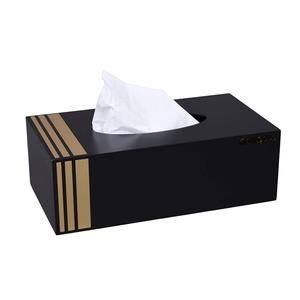 Boîte de rangement pour serviettes de table, forme rectangulaire, style luxueux, finition naturelle, pour la décoration de la table à la maison, à l'hôtel et au restaurant. - Product Image 4