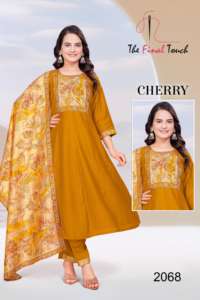 Premium qualité femmes romain soie Kurti pantalon Dupatta ensemble travail manuel complexe imprimer Style traditionnel nouveau Design direct indien - Product Image 2