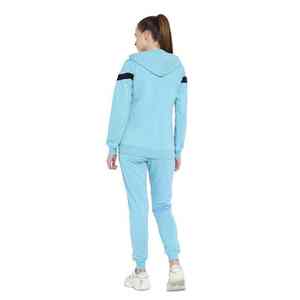 Nueva llegada de diseño personalizado de las mujeres más tamaño Jogger conjunto suave Fitness gris chándal Logo invierno al por mayor logotipo personalizado en blanco - Product Image 2