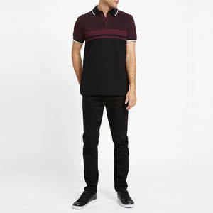 Prix de gros 100% coton pour hommes pour polo Logo personnalisé à séchage rapide professionnel et confortable Offre Spéciale à motif solide - Product Image 4