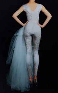 Traje para Bar, club nocturno, tropa de baile, serie de vestidos de diamante para el Día de San Valentín, espectáculo de negocios, pasarela - Product Image 3