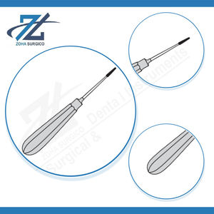 Paton Bone Burr, Instrumento Quirúrgico Manual con Mango Satinado, 155mm 3.5x17mm, Acero Inoxidable, Certificado CE, Alta Calidad, Cirugía General - Product Image 4