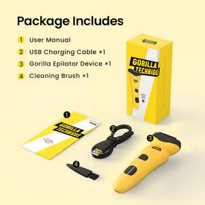 Depiladora Eléctrica Recargable Inalámbrica de 3000V, Pinzas para Depilación Facial y Corporal, Rodillo para Alivio del Dolor, para Mujeres y Hombres, Uso Doméstico - Product Image 2