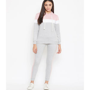 Offre Spéciale Joggers Costume Survêtement Hiver Deux Pièces Pantalon De Survêtement Ensemble Femmes Survêtement Ensemble En Gros Pakistan - Product Image 6