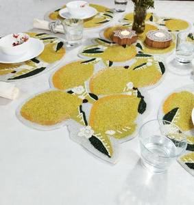 Luxury <b>Beaded</b> Non-Slip Handmade Durable Table <b>Placemat</b> - Product Image 5