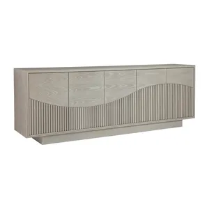 Console multimédia et meuble TV |   Centre de divertissement moderne et luxueux avec rangement - Product Image 1