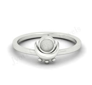 เครื่องประดับอัญมณีสำหรับผู้หญิงแหวนเงินกึ่งสำเร็จรูปสำหรับ2025ขนาด6มม. ขายส่งปรับแต่งได้ตามต้องการ - Product Image 5