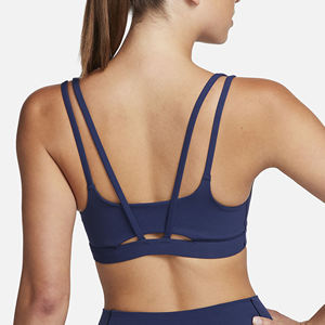 Soutien-gorge de sport à séchage rapide, antichoc, grand, sans dos, avec rembourrage de poitrine discret, bretelles fines croisées, dos élégant - Product Image 2