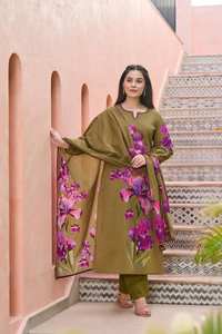 Venta al por mayor de ropa India pakistaní algodón impreso Digital Kurti Bottom Dupatta Casual Party Wear catálogo completo disponible - Product Image 2