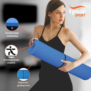 Tapis de yoga très demandés en TPE, épaisseur 6 mm, multicolores disponibles, antidérapants, en promotion - Product Image 3