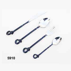 Plata acero inoxidable pulido medio cucharas de servir - Product Image 6