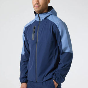 OEM Logo Custom <b>Nylon</b> <b>Joggers</b> Set Quick-Drying Outdoor Tracksuit with Breathable Zipper Windbreaker Printed XL Size for Men - Product Image 4