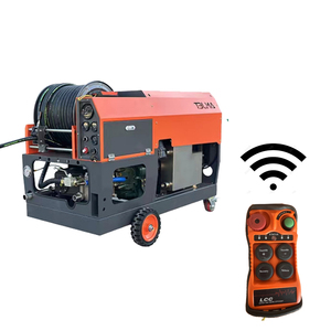 Le <span class=keywords><strong>moteur</strong></span> <span class=keywords><strong>diesel</strong></span> de nettoyage d'égout à quatre cylindres Amjet est livré en standard avec 50 mètres de tuyau avec quatre buses 2/1 - Product Image 1