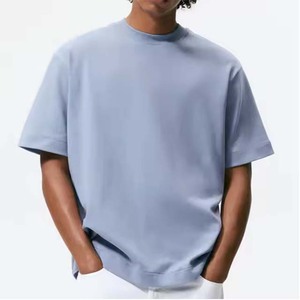 Venta al por mayor de diseñador personalizado cuello redondo impreso camiseta para hombres 100% algodón verano Casual ropa al aire libre camiseta impresa para hombres - Product Image 1