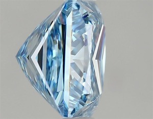 Lab Grown Diamond Princess 2.06ct Fancy Vivid Blue VVS1 - Product Image 3