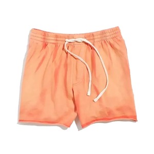 Shorts pour hommes, design OEM, style vintage, délavé à l'acide, effet usé, délavé au soleil, style urbain, taille élastique - Product Image 5