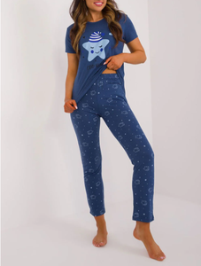 MOQ bajo Ropa de mujer Diseño personalizado Logo Imprimir Casual Conjunto de dos piezas Cuello redondo Manga corta Top y pantalones Trajes - Product Image 6