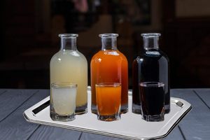 Bandeja para servir alimentos de acero inoxidable, plato de servicio con espejo decorativo Rectangular, soporte para alimentos - Product Image 5