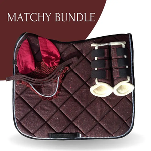 Juego de Almohadillas de Silla de Montar Ecuestres Personalizadas de Lujo, Tela de Calidad Reutilizable con Diseños, Tamaños y Logotipos Personalizados - Product Image 5