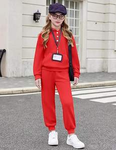 Ensemble de vêtements pour filles en gros, couture durable, haute qualité, respirant pour une utilisation à long terme, automne-hiver, designs personnalisés OEM - Product Image 2