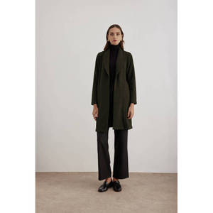 Cardigan à col châle en cachemire et laine pour l'automne et l'hiver, style décontracté - Product Image 3