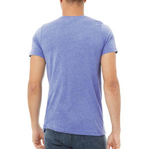 El mejor fabricante de verano, venta al por mayor, camiseta de manga corta con cuello redondo, diseño de logotipo personalizado, etiqueta de cuello de Color sólido, camisetas para hombres, camiseta - Product Image 5