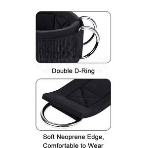 สายรัดข้อเท้าสำหรับออกกำลังกาย อุปกรณ์เสริมเพาะกาย ช่วยเพิ่มความแข็งแรงของขา สะดวกสบาย ใช้ในฟิตเนส จัดจำหน่ายโดยโรงงาน - Product Image 4