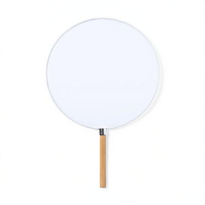 Éventail personnalisé en bambou et bois Pai Pai Olbran pour merchandising - Product Image 2