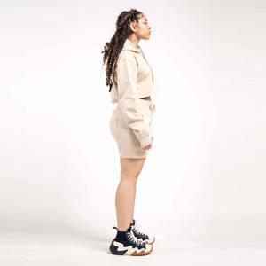 Ensemble court en polaire pour femmes-Vêtements de détente deux pièces confortables et confortables, parfaits pour une tenue décontractée et relaxante à la maison - Product Image 3