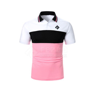 Camiseta de manga corta personalizable para hombre, camiseta Polo de secado rápido, poliéster, patrón sólido, diseño de tu propia marca - Product Image 1