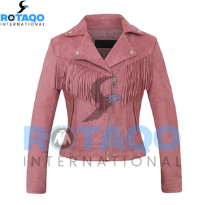 แจ็คเก็ตหนังแฟชั่นผู้หญิงมาใหม่ที่ดีที่สุดสำหรับเสื้อผ้าฤดูหนาว แจ็คเก็ตหนังแขนยาวแบบเรียบขายดีสำหรับผู้หญิง - Product Image 1