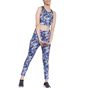 Leggings de yoga pour femmes haute résistance, ensemble imprimé numérique, soutien-gorge, leggings de yoga à taille élastique, vêtements de sport pour femmes, yoga, course à pied, fitness - Product Image 3