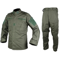 Uniforme tactique camouflage respirant personnalisé (polyester/coton) résistant à l'usure, unisexe, pour sports de plein air et entraînement de combat