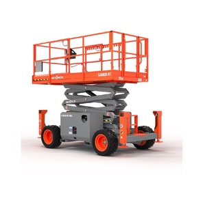 Élévateur à ciseaux fiable de 26 pieds à 32 pieds pour terrain accidenté, idéal pour les chantiers de construction et les projets extérieurs - Product Image 1