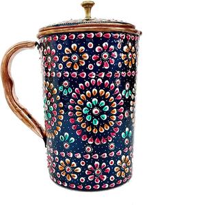 Hot Selling Product <b>Camping</b> Coffee Percolator Jug Outside Flower Designed Dining Table Decorative Jug With Handle for Home Hotel - Product Image 1