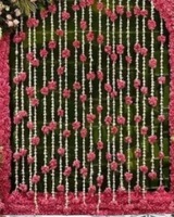 Rangkaian Bunga Mawar Tuberose untuk Dekorasi Rumah, Pernikahan, Diwali, Navratri, Pohon Buatan untuk Dekorasi Pintu Masuk