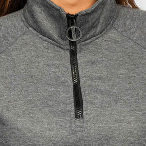 Sudadera con Capucha y Cuello Alto, Personalizable con Logotipo, Marca Privada, Talla Grande, para Mujer - Product Image 4
