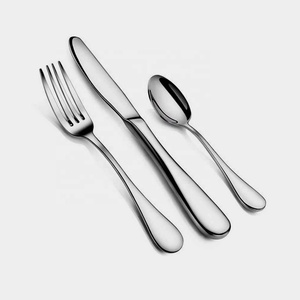 High Quality Stainless Steel <b>Flatware</b> <b>Set</b> with Unique Handle Design Luxury <b>Flatware</b> <b>Set</b> for Wedding Use - Product Image 1