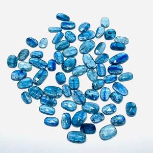 Superbe qualité 3A + 100% Kyanite naturelle rose taillée à facettes pierres précieuses naturelles en vrac pour la fabrication de bijoux et de pendentifs en gros OEM - Product Image 1