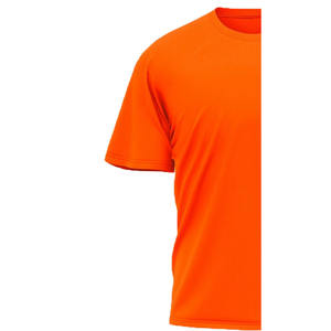 เสื้อยืดลำลองผู้ชายไซส์ใหญ่ คุณภาพสูง ปรับแต่งโลโก้ได้ สีส้ม น้ำหนัก 220 กรัม ผ้าฝ้ายออร์แกนิค 100% เป็นมิตรกับสิ่งแวดล้อม - Product Image 6