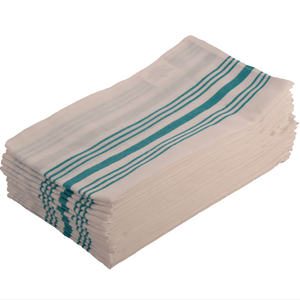 Servilleta Bistro de 100% algodón Toalla tejida verde oliva sostenible de secado rápido para uso doméstico - Product Image 1