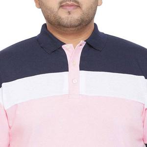 Conception de logo personnalisé OEM hommes grande taille à manches courtes pour polos respirant été Streetwear disponible en contraste - Product Image 2