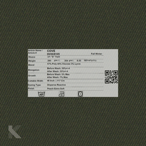 Tela Popelina Lavada Elástica y Cómoda, Ligera, Teñida con Hilo, 7% Poliéster, 40% Viscosa, con Patrón de Puntos para Prendas y Almohadas - Product Image 5